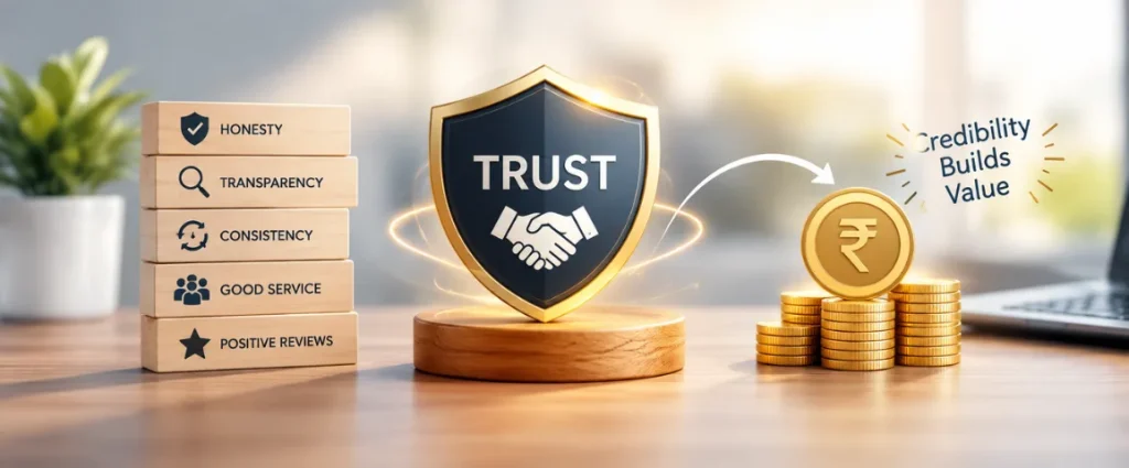 Trust economy and brand credibility